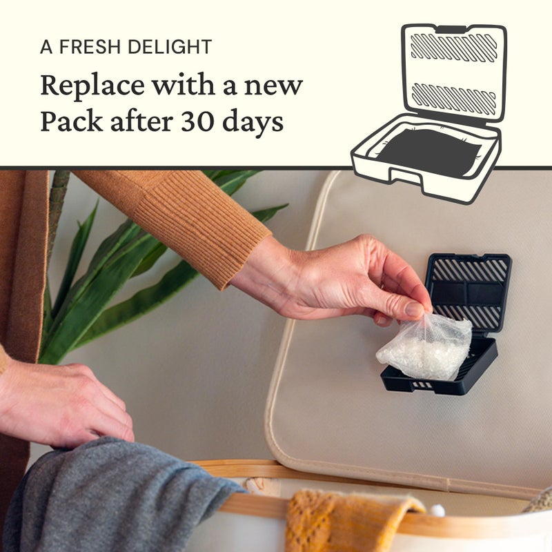 Fresh Wave Original Odor Eliminating & Deodorizing Packs - Bag of 6 & Fresh Pod Case - Safer Odor Relief for Small Spaces, Natural Plant-Based Odor Eliminator, Odor Absorbers for Home - Image 5